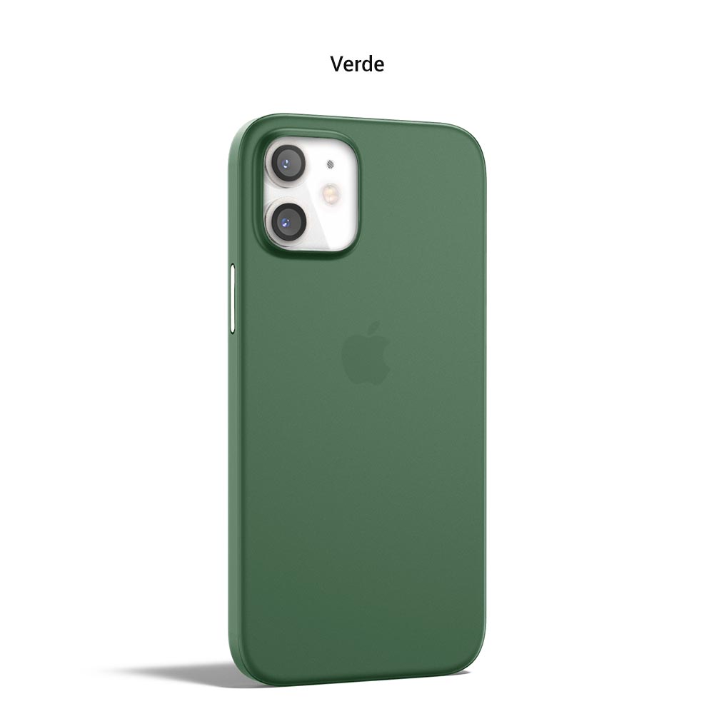 Funda Mate Ultra Fina verde iPhone 12 Pro Max - 5LD